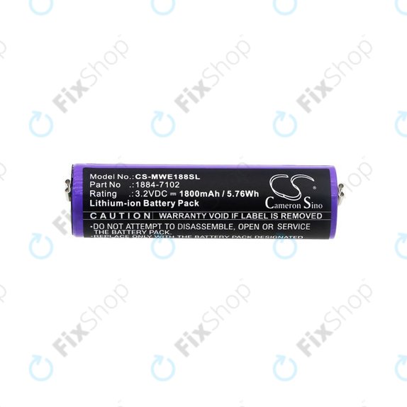 Μπαταρία για Moser Ermila 1884, 1885, Wahl 1884 LI+PRO, Wahl Ermila 1884, 1885, 1800mAh, LiFePO4, 3.2V, -, HQ