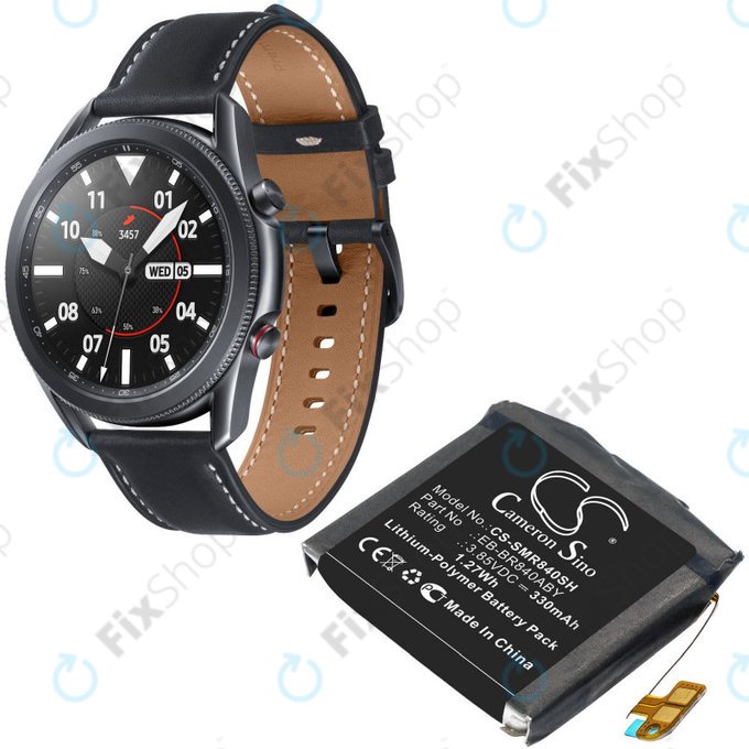 Μπαταρία για Samsung Galaxy Watch 3 45mm R840, R845, 330mAh, Li-Pol, 3.85 V, EB-BR840ABY, HQ