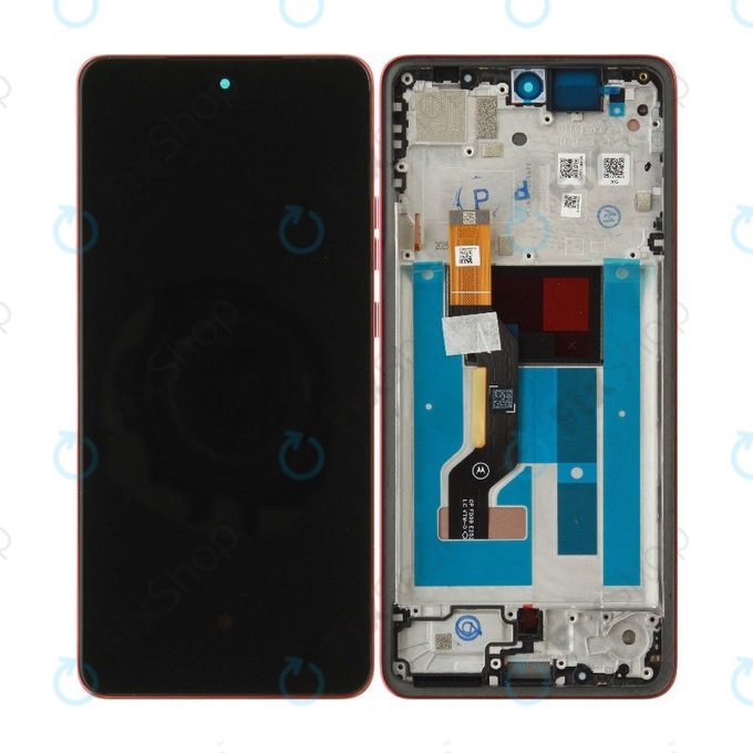 Οθόνη για Motorola Moto G86 5G, Αφής με πλαίσιο, Chrysanthemum, 5D68C30477, Genuine Service Pack