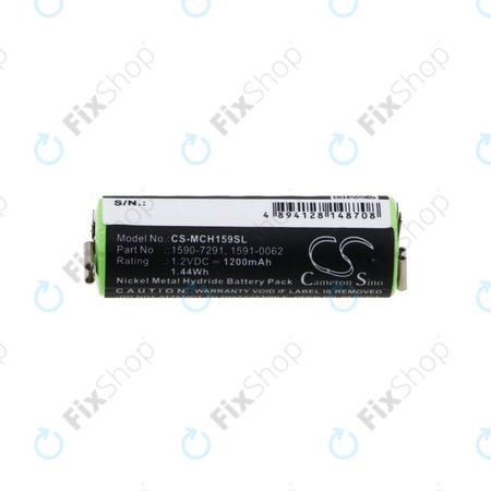 Μπαταρία για Moser Chromini 1591, Ermila Bella 1590, 1200mAh, Ni-MH, 1.2V, 1590-7291, HQ
