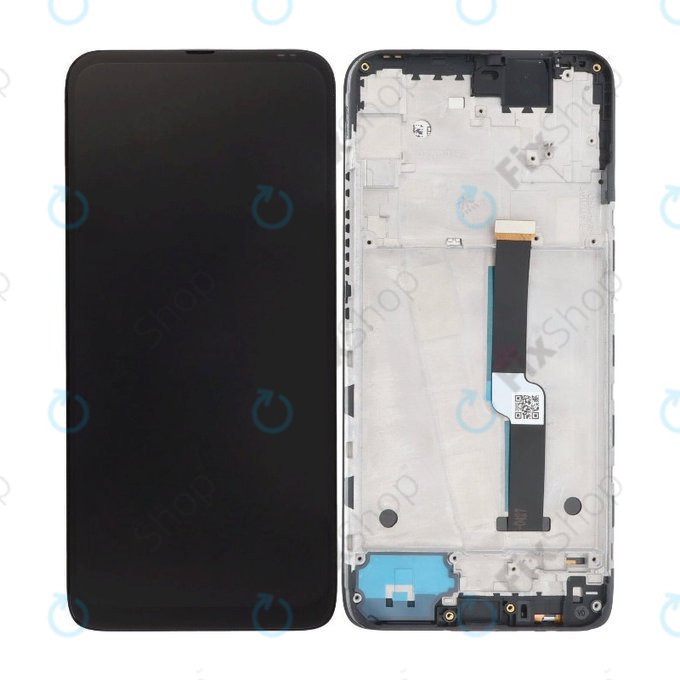 LCD Display Assembly για Motorola One Fusion Plus, Black, Aftermarket