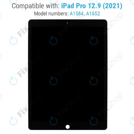Οθόνη με οθόνη αφής + IC Board για iPad Pro 12.9 (1st Gen 2015), Μαύρο, Black, Refurbished
