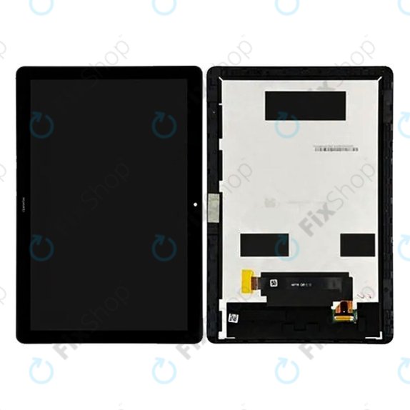 Συγκρότημα οθόνης για Huawei MediaPad T5, 10.1, 02352DPC, 02352DPT, Μαύρο, Black, Service Pack