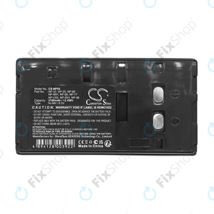 Μπαταρία για Blaupunkt, Sony, Akai, HP, 2100mAh, Ni-MH, 6V, NP-33, HQ