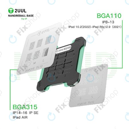 Μαγνητική βάση reballing NAND διπλής όψης, 2UUL BH16