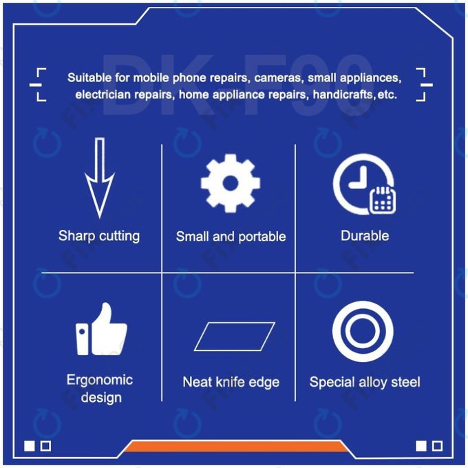 Επίπεδη Πένσα 90° για Relife DK-F90
