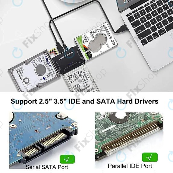 Αντάπτορας USB 3.0 σε SATA / IDE για HDD/SSD 2.5" και 3.5" και οπτικούς δίσκους