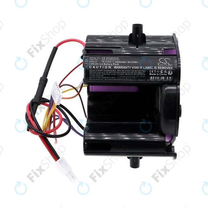 Μπαταρία για Rowenta RH6737WH, SS-9100043101, 18.5V, 2500mAh, HQ