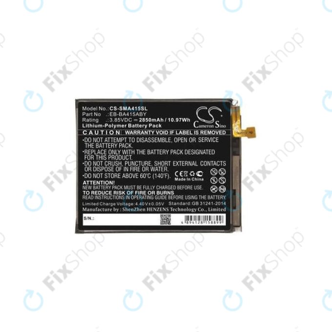 Battery για Samsung A41 A415F | EB-BA415ABY | 2850mAh | HQ