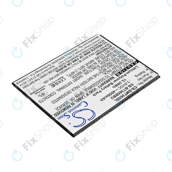 Μπαταρία για Samsung Galaxy Tab Active 2 8.0, 4050mAh, Li-Pol, 3.8V, EB-BT365BBU, HQ