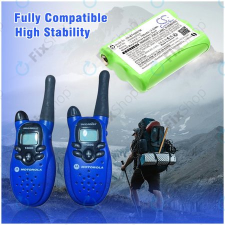 Μπαταρία για Motorola Talkabout T280, T200, T82, T82 Extreme, 700mAh, Ni-MH, 3.6V, HKNN4002A, HQ