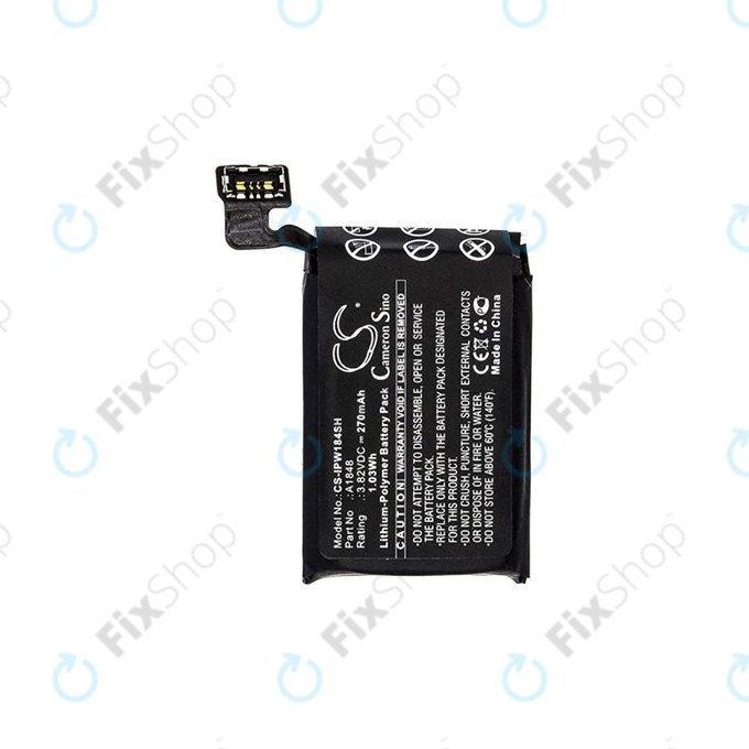 Μπαταρία για Apple Watch 3 38mm, GPS + Cellular, A1848, 270mAh, HQ