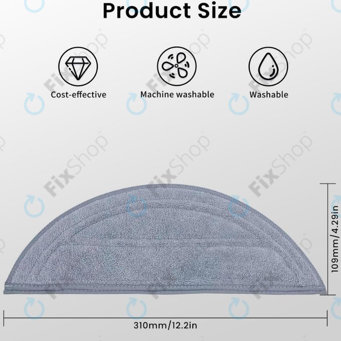 Πανί σφουγγαρίστρας, 2 τεμ. για Xiaomi Roborock Saros 10