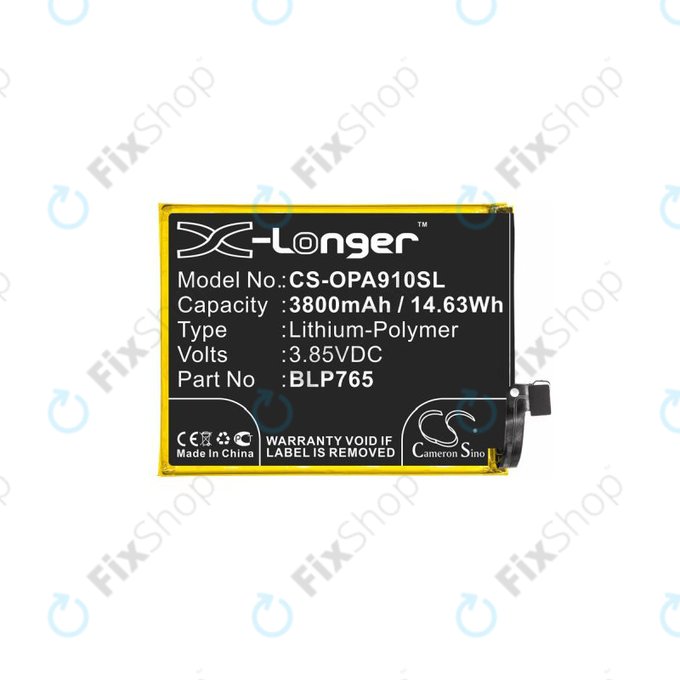 Battery για Oppo A91 | BLP765 | 3800mAh | HQ