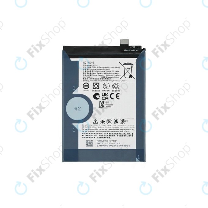 Battery για Nothing CMF Phone 1 | Phone (2a) Plus | NT03 | 5000mAh