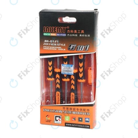 Σετ Κατσαβιδιών 5in1 για Συσκευές Apple & Samsung για Jakemy JM-8121