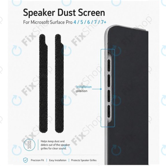 Πλέγμα προστασίας από σκόνη για ηχείο για Microsoft Surface Pro 4/5/6/7/7+