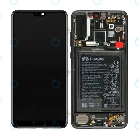 LCD Display Assembly με Battery για Huawei P20 Pro | CLT-L29 | CLT-L09 | 02351WQK | Μαύρο, Black | Service Pack