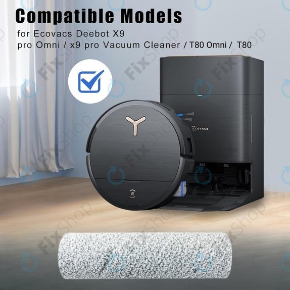Κύλινδρος σφουγγαρίσματος Ecovacs Deebot X9 Pro Omni | X9 Pro | X8 Pro Omni | X8 Omni | T80 Omni | T80