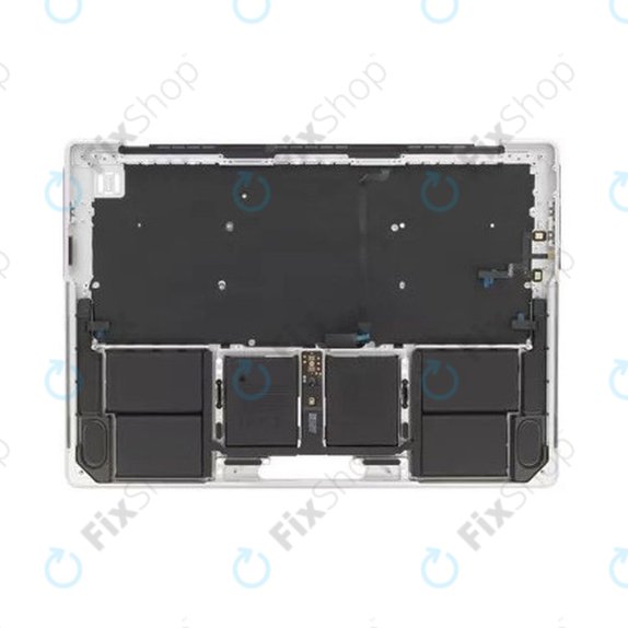 Άνω πλαίσιο πληκτρολογίου για MacBook Pro 14", A3185 (2024), με πληκτρολόγιο US και μπαταρία, Silver, 661-50211, Genuine Apple