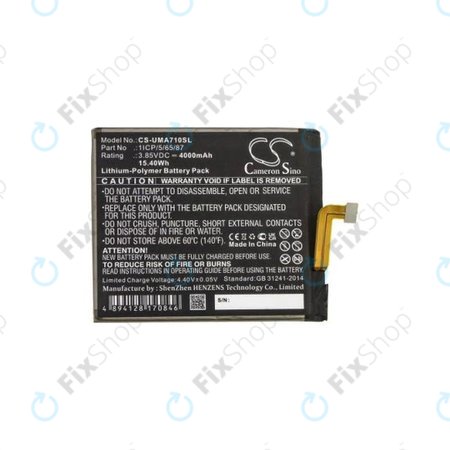 Μπαταρία για Umidigi A7 Pro, 1ICP/5/65/87, 4000mAh, HQ