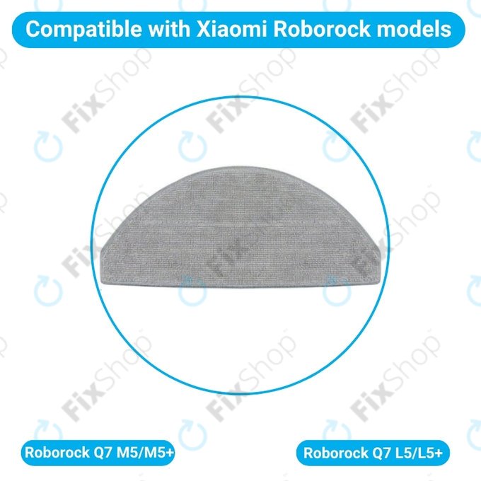 Πανί σφουγγαρίστρας, 2 τεμ. για Xiaomi Roborock Q7 M5, Q7 M5+, Q7 L5, Q7 L5+
