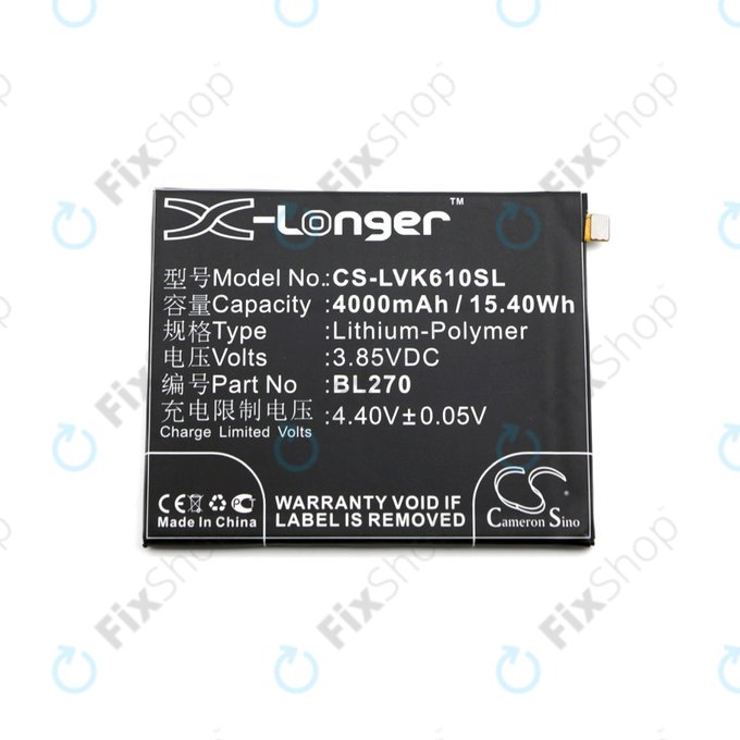 Μπαταρία για Motorola Moto G6 Play XT1922, E5 XT1944, BL270, 4000mAh, HQ