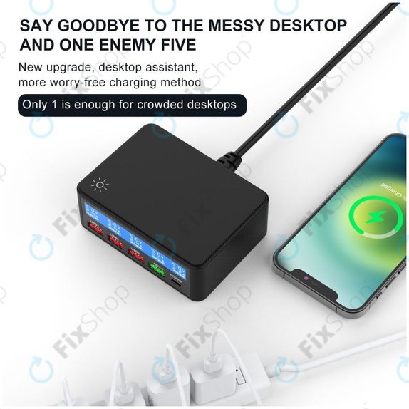 Σταθμός Φόρτισης USB με USB 3.0 & USB-C για FixPremium