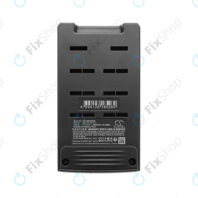 Μπαταρία για Tineco P1, Pure One S12, 2000mAh, Li-Ion, 21.6V, ZB1873-6S1P-0, HQ