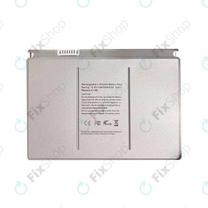 Μπαταρία για MacBook Pro 17", 2006, A1151, A1189, 5600mAh, FixPremium