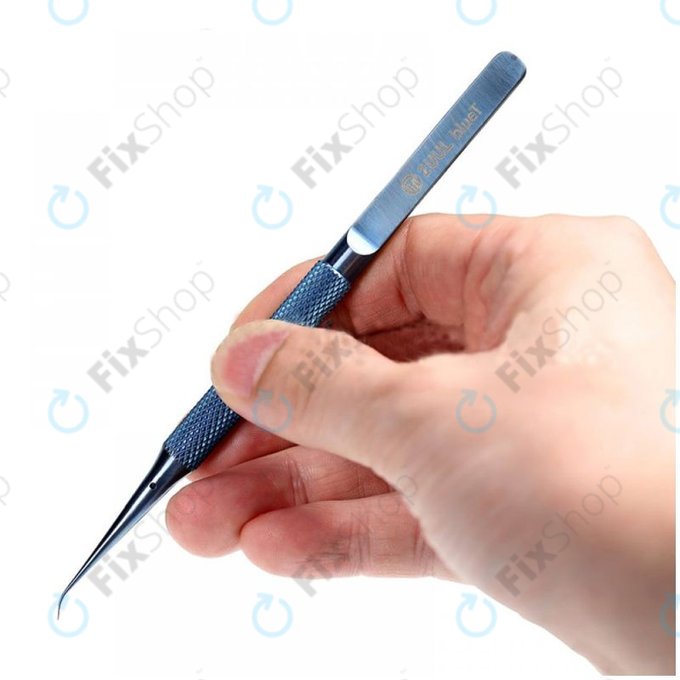 Λαβίδα από Κράμα Τιτανίου με Κυρτή Κεφαλή - 0.1mm για Ακριβές Άλμα Καλωδίου για 2UUL BlueT Curved Head