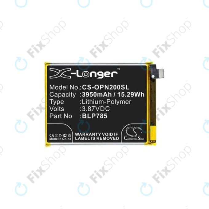 Μπαταρία για OnePlus Nord, BLP785, 3950mAh, HQ