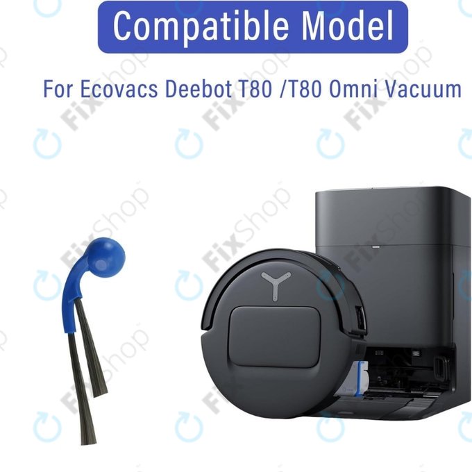 Πλαϊνή βούρτσα, 2 τεμ. για Ecovacs Deebot T80 Omni, T80