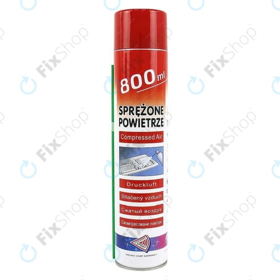 Σπρέι Πεπιεσμένου Αέρα (Εύφλεκτο) για Micro Chip Electronic - 800ml