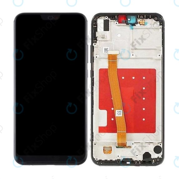 Συγκρότημα οθόνης για Huawei P20 Lite, Μαύρο, Black, Aftermarket
