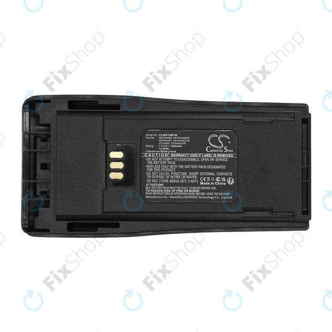 Μπαταρία για Motorola CP140, 150, 160, 200, DP1400, GP3188, 1800mAh, Li-Ion, 7.2V, NNTN4496, HQ