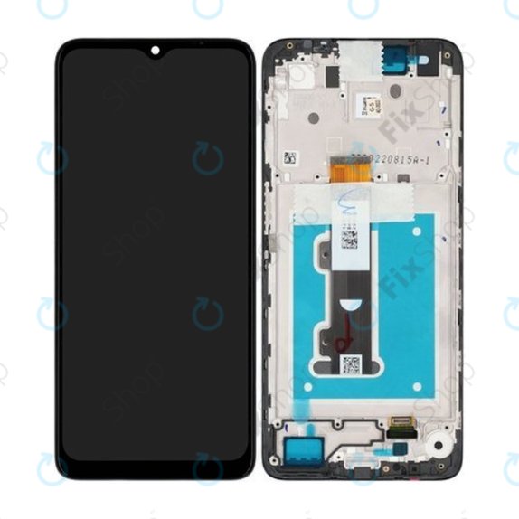 Συγκρότημα οθόνης για Motorola Moto E22i, E22, Μαύρο, Black, Service Pack