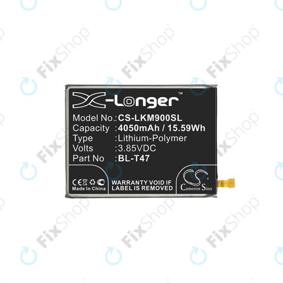 Μπαταρία για LG Velvet 5G, BL-T47, 4050mAh, HQ