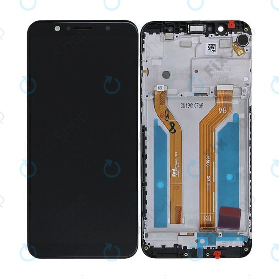 Συγκρότημα οθόνης για Asus Zenfone Max Pro ZB602KL, Deepsea Black, Genuine Service Pack