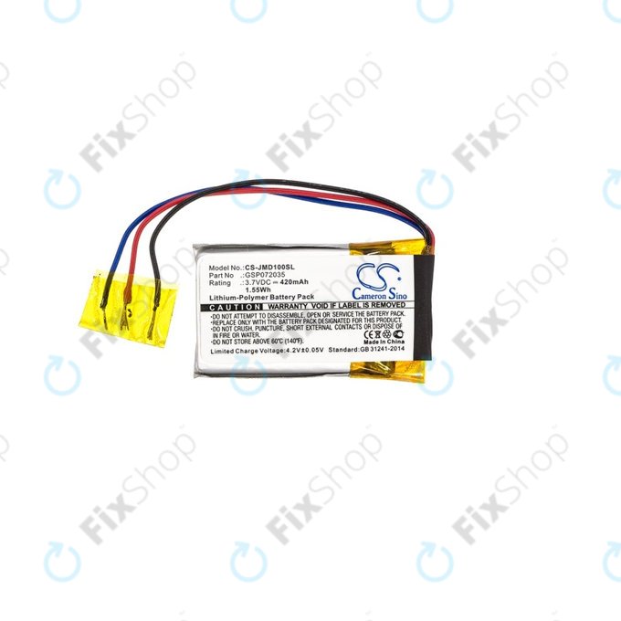 Battery για JBL Go | GSP072035 | Li-Pol | 420mAh | HQ