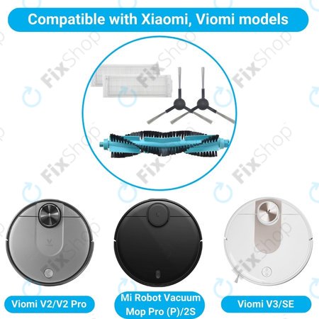 Standard Σετ για Xiaomi Viomi V2 | V2 Pro | V3 | SE | Mi Robot Vacuum Mop Pro (P) | 2S