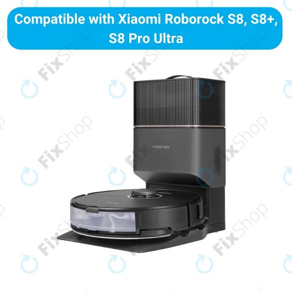 Σετ ανταλλακτικών για Xiaomi Roborock S8, S8+, S8 Pro Ultra (2 ζεύγη κύριων βουρτσών, 4x Φίλτρο, 4x Πλαϊνή Βούρτσα – μαύρη, 4x Πανί Σφουγγαρίστρας, 4x Σακούλα σκόνης)