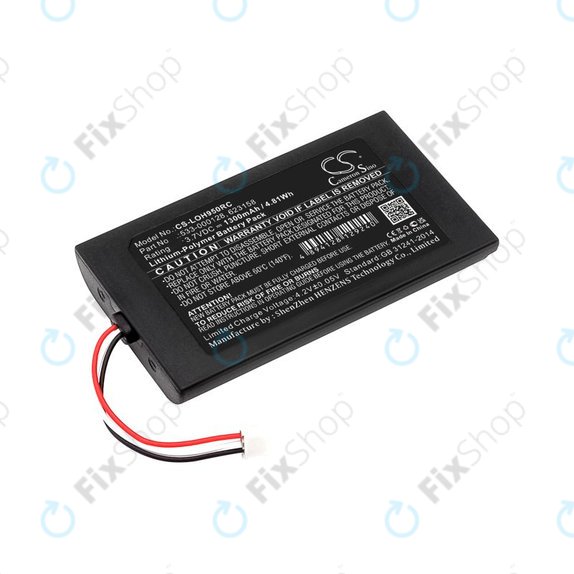 Μπαταρία για Logitech Harmony 9, 1300mAh, Li-Pol, 3.7V, 533-000128, HQ
