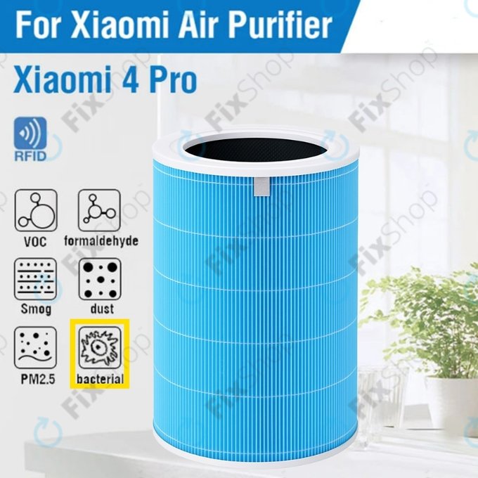 HEPA φίλτρο (Αντιβακτηριδιακό) (Μπλε) για Xiaomi Mi Mijia Air Purifier 4 Pro