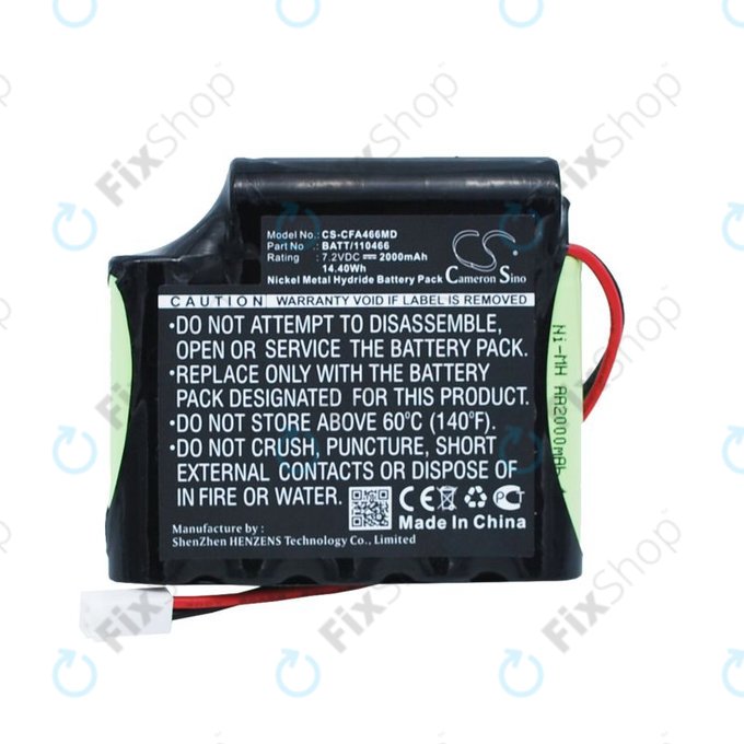 Μπαταρία για Cefarm Rehab 4, Stimulator Globus Mystim, 2000mAh, Ni-MH, 7.2V, BATT/110466, HQ