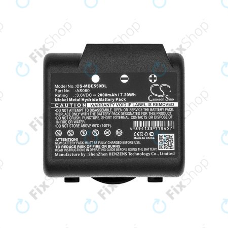 Μπαταρία για Imet BE5500, 2000mAh, Ni-MH, 3.6V, AS060, HQ