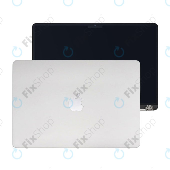 Οθόνη LCD για MacBook Air 15", A3114 (2024), με μπροστινό γυαλί και κάλυμμα, Silver, 661-40256, Genuine Apple