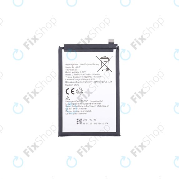 Μπαταρία για Tecno Spark 20, 5000mAh, FixPremium