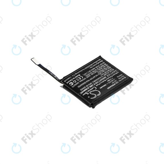 Μπαταρία για Apple Watch 5 44 mm, 290mAh, Li-Pol, 3.82 V, A2181, HQ