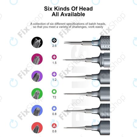 Σετ Κατσαβιδιών Torx, Tri-point, Cross KING KONG+ για Mechanic - 6τμχ
